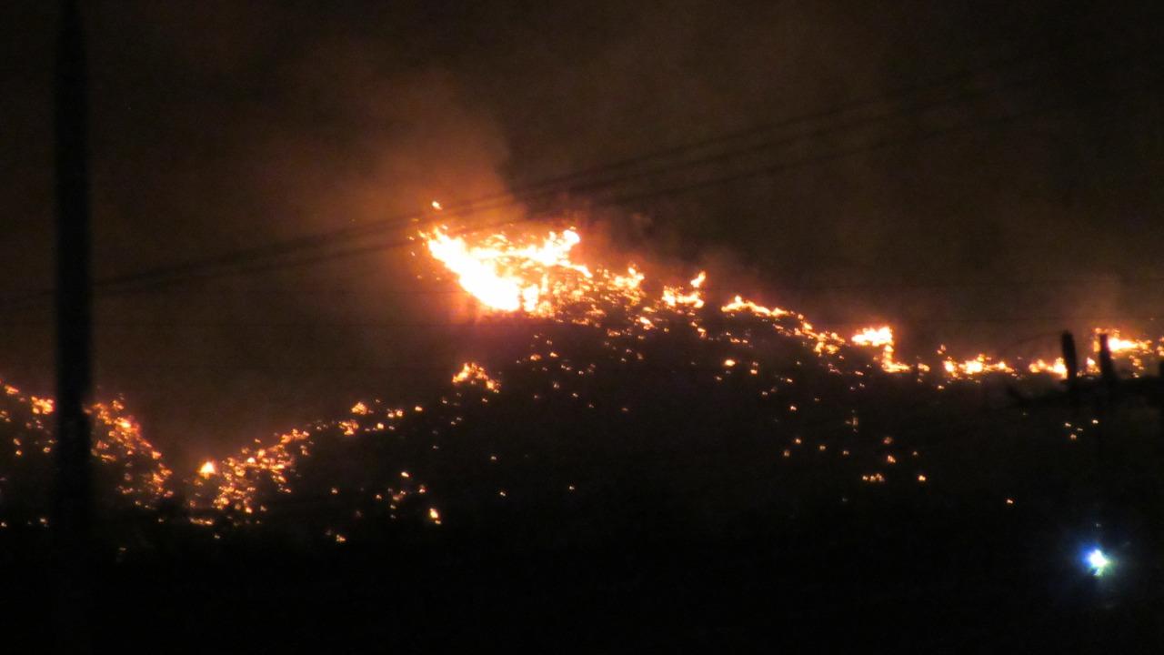 Incêndio de grandes proporções é registrado em área de vegetação em Icó
