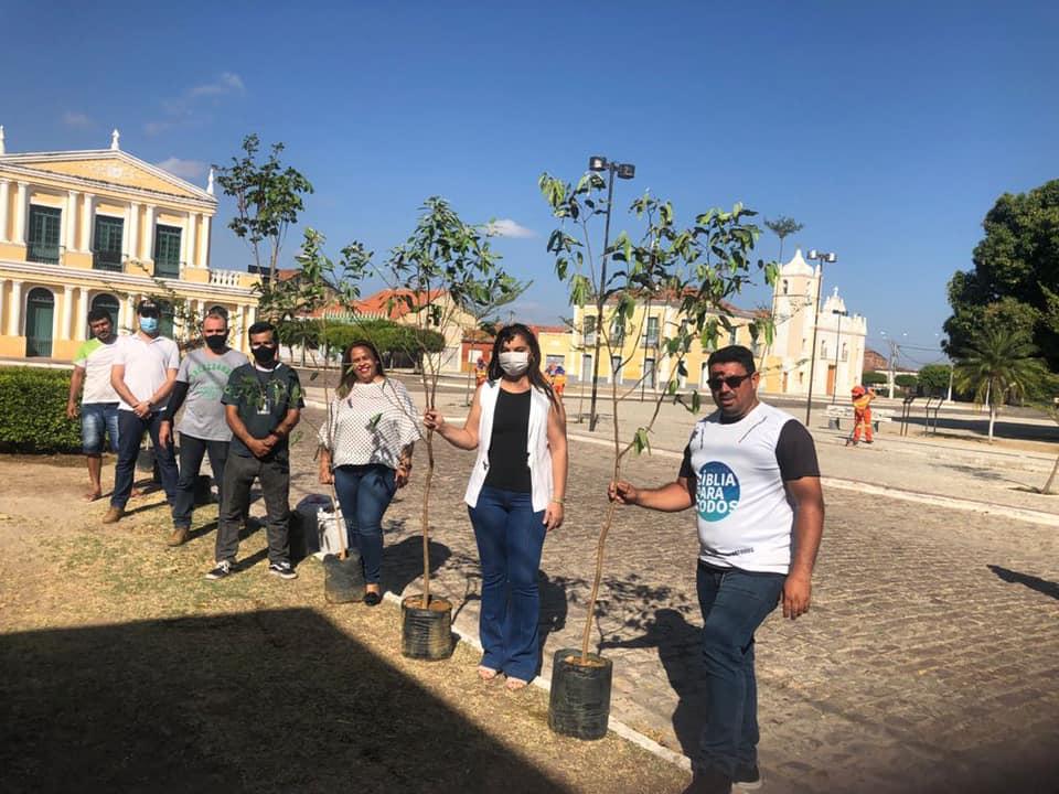 Projeto Arboriza Icó, planta mudas em diversas ruas e avenidas do município