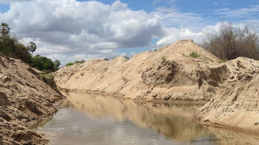 Desvio irregular ameaça existência do Rio Jaguaribe e pode causar inundações