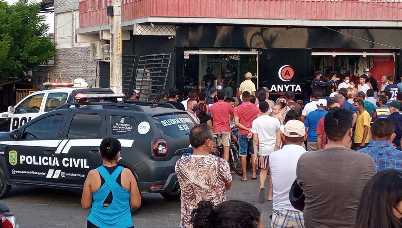 Homem é executado a tiros  dentro de loja em Icó