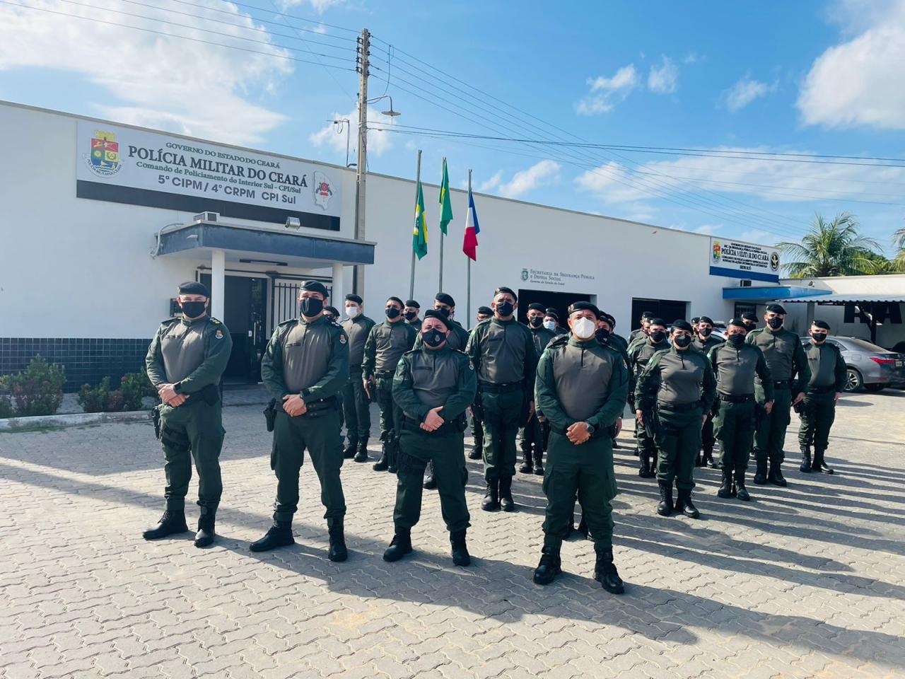 Em Icó novo uniforme da PMCE começa a ser usado