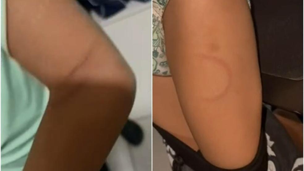 Mulher é presa em flagrante por agredir os dois filhos com cabo de celular em Icó