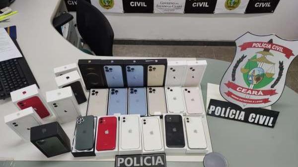 Celulares furtados de loja em Iguatu são recuperados na Paraíba e na Colômbia