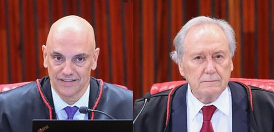 Ministros Alexandre de Moraes e Ricardo Lewandowski são eleitos presidente e vice do TSE