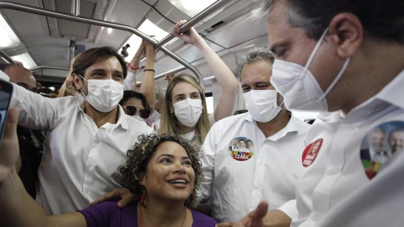 Elmano abre campanha em VLT lotado e evita polêmica com Ciro: 
