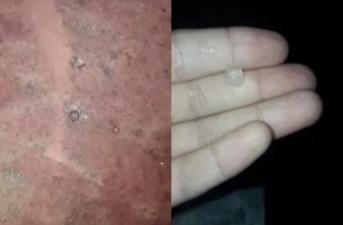 Chuva de granizo surpreendeu moradores de Iguatu e Solonópole/CE