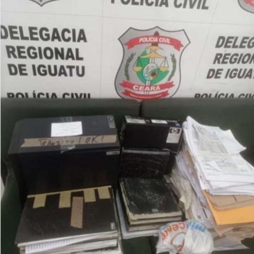 Polícia Civil cumpre mandado de busca e apreensão em órgão de trânsito em Iguatu
