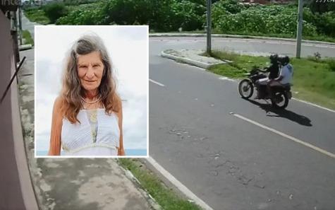Idosa achada morta no Ceará foi vista entrando em matagal com homem em imagens de câmera de segurança