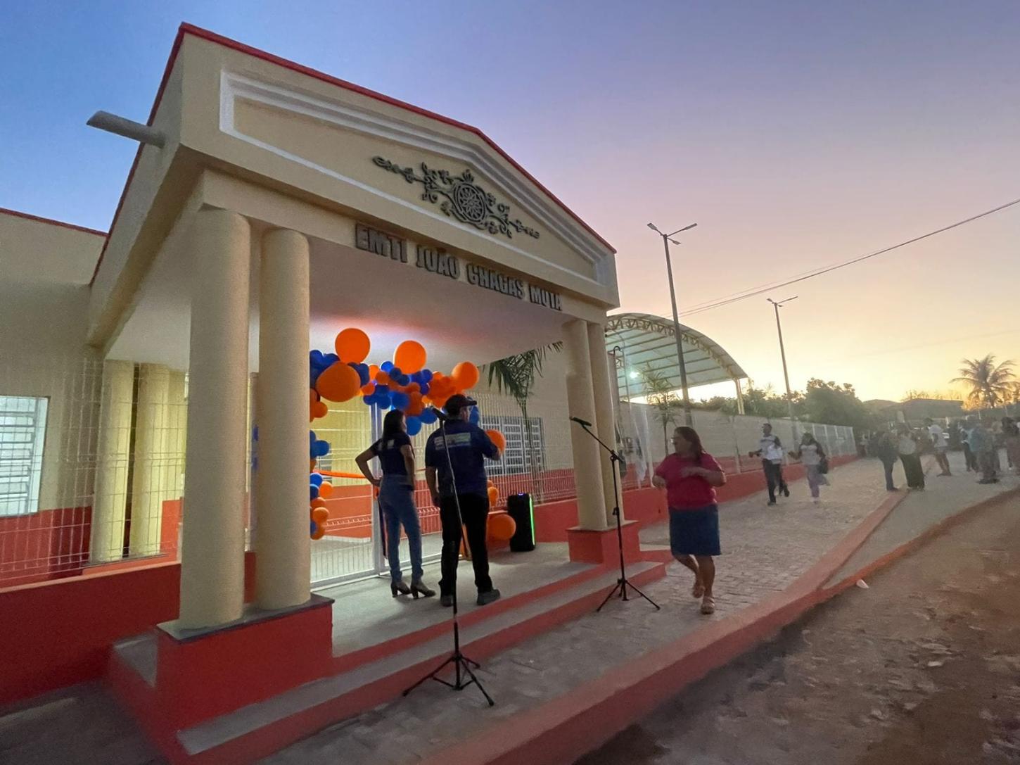 Inaugurada as novas instalações da EMTI João Chagas Mota e da Quadra de Esportes Coberta no sítio Jenipapeiro em Icó