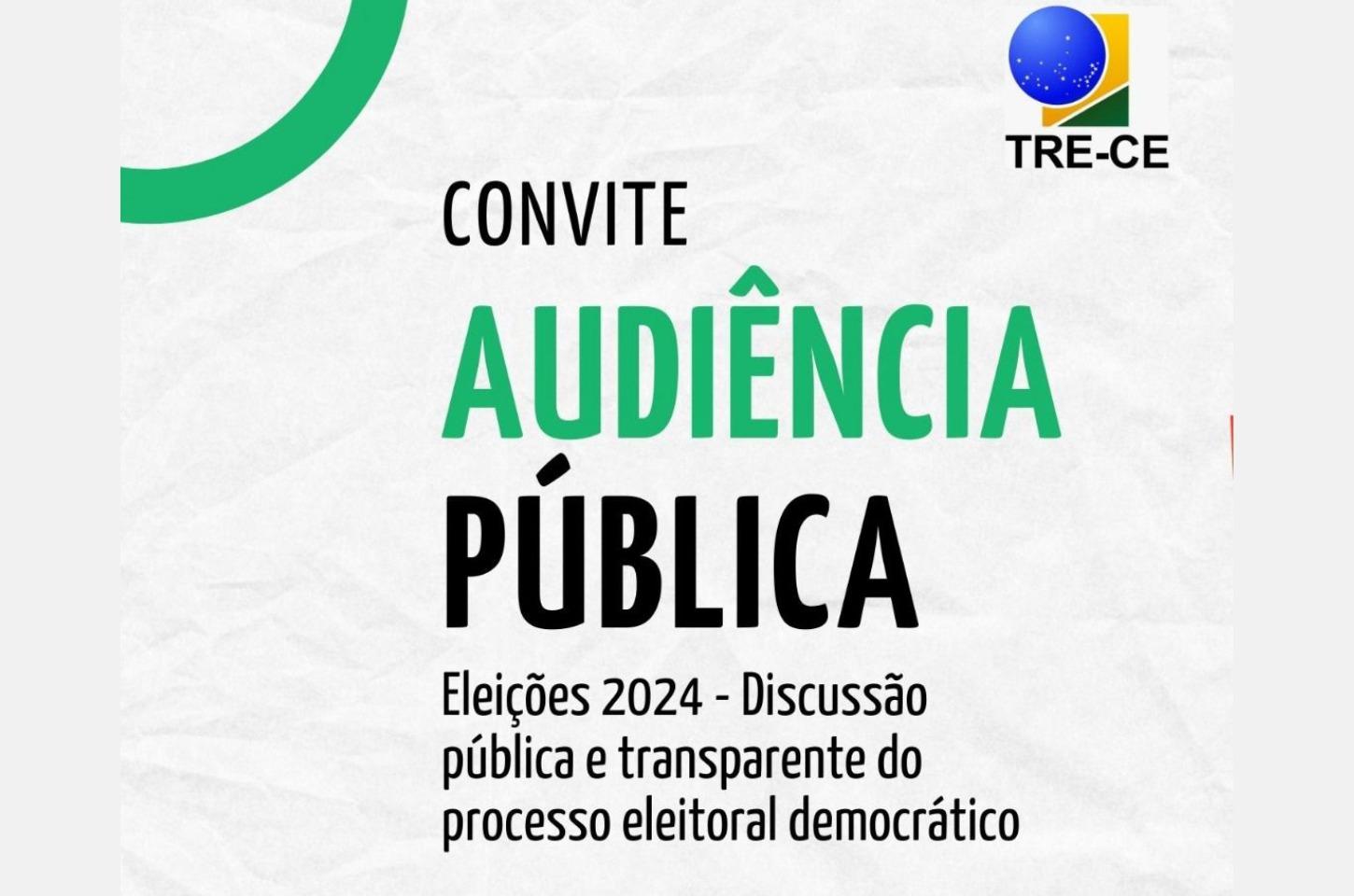 Audiência Pública no Teatro da Ribeira dos Icós: Eleições 2024 em debate, 07/03
