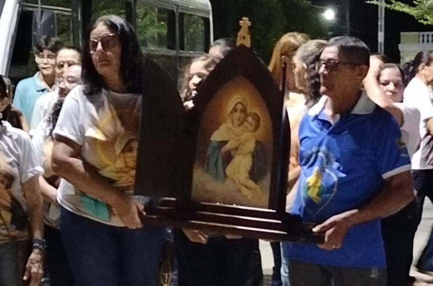 Capela Mãe Peregrina Diocesana visita Icó