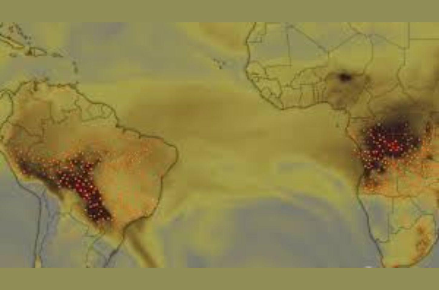 Fumaça das queimadas cobre o céu do Ceará e pode prejudicar a saúde