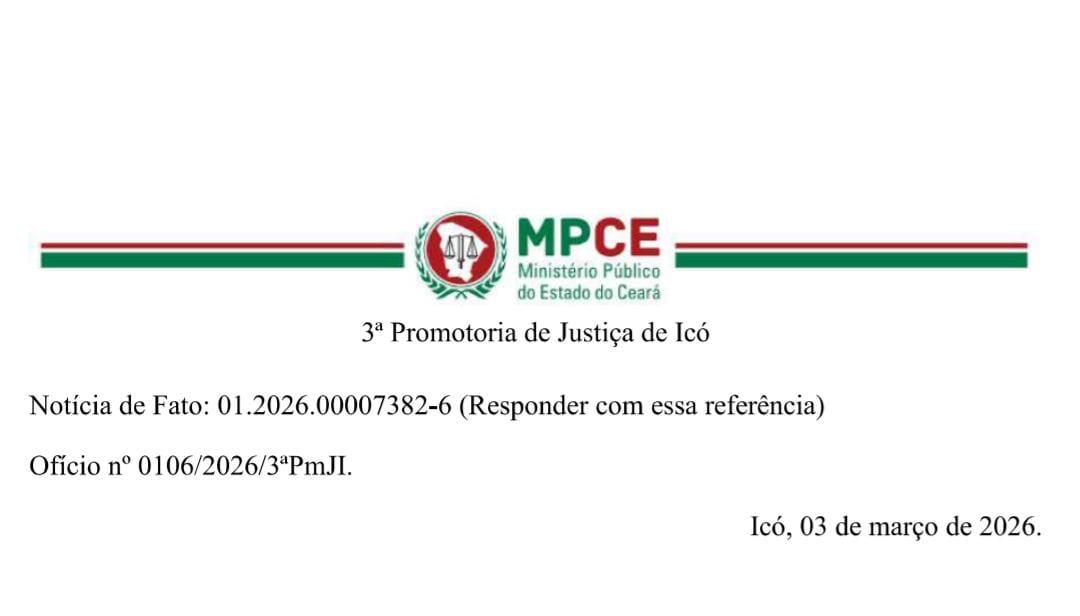 Após declarações de cantora sobre crianças com TEA, MPCE em Icó emite nota de repúdio