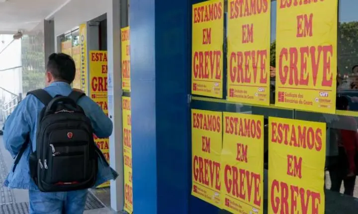 Greve no Banco do Brasil e na Caixa Econômica paralisa atendimentos nesta quinta-feira